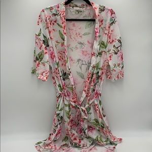 Show Me Your MuMu Brie Garden of Blooms Robe - EUC